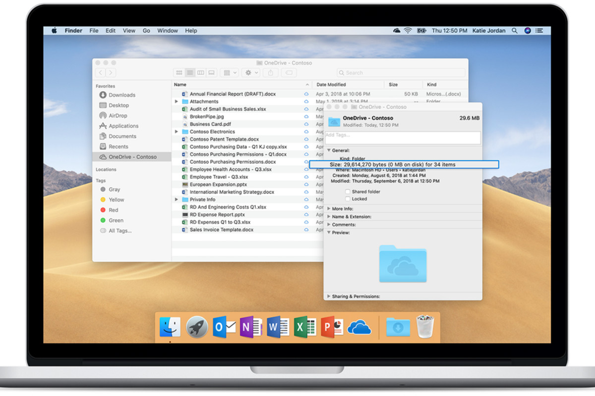 mac onedrive for business beta